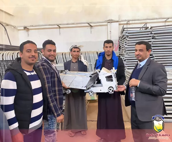 طلاب قسم الشريعة والقانون بجامعة الحكمة في زيارة إلى مصلحة السجن المركزي بصنعاء