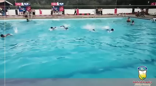 جامعة الحكمة بالحوبان تقيم بطولة سباح الجامعة للسنة الثانية على التوالي