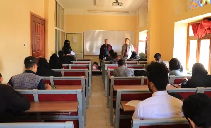 جامعة الحكمة بصنعاء تدشن إمتحانات الفصل الدراسي الأول للعام 1444هـ - 2023/2022م