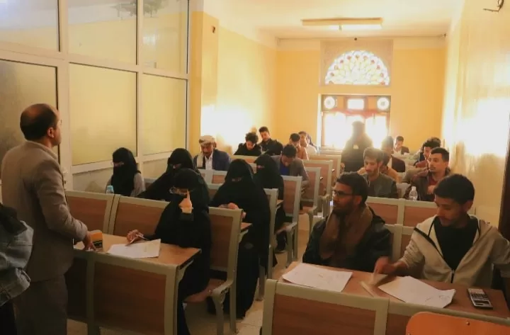 جامعة الحكمة بصنعاء تدشن إمتحانات الفصل الدراسي الأول للعام 1444هـ - 2023/2022م