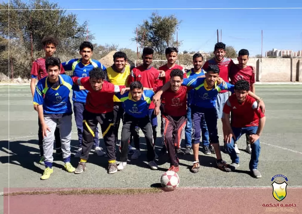 جامعة الحكمة تدشن دوري كأس رئيس الجامعة لكرة القدم