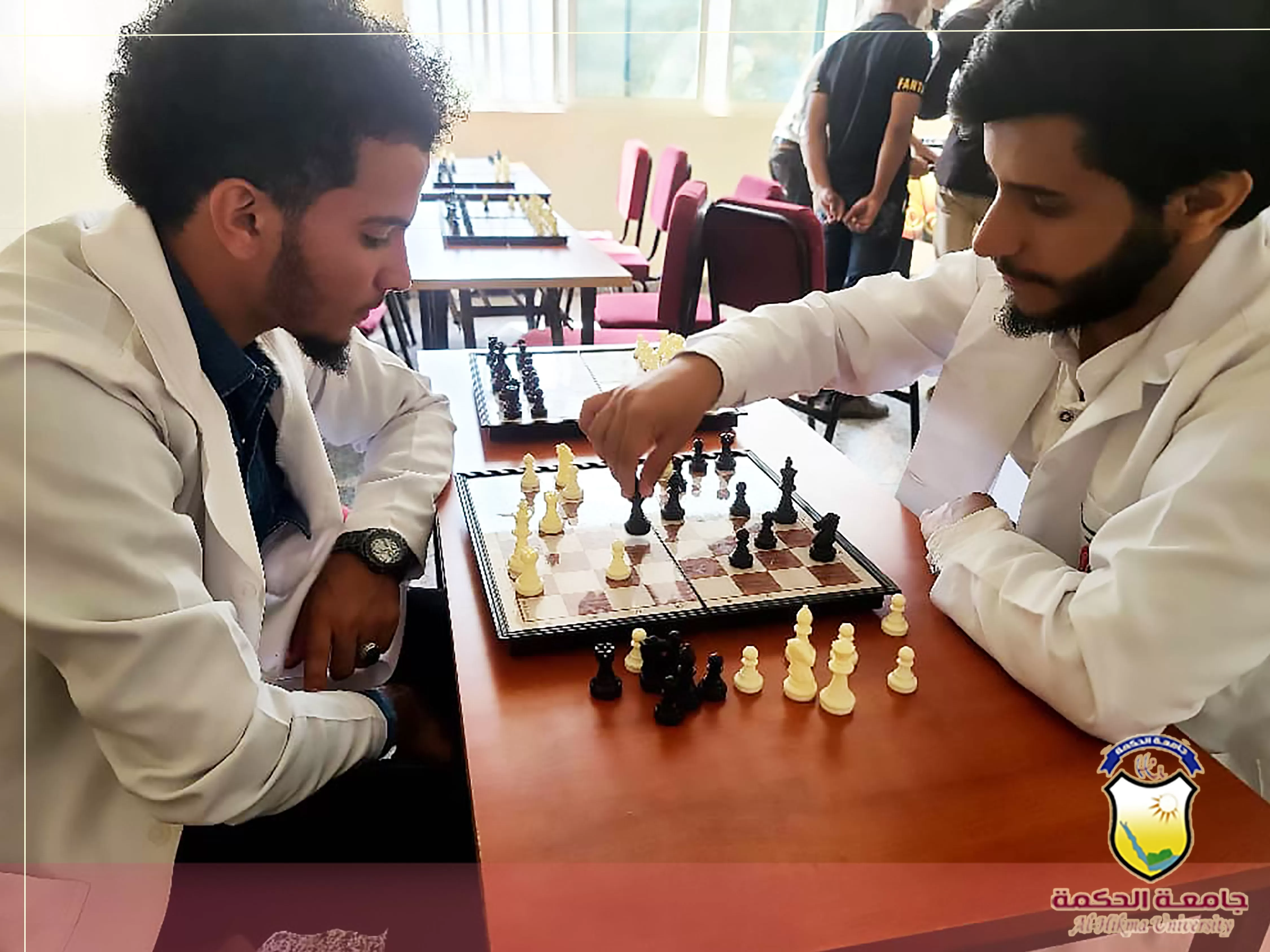 إدارة الأنشطــة الطلابيــة بجامعة الحكمة - الحوبان؛ تختتــم بطولــة الشطرنــج وتكــرم المتميزيــن والمشاركيــن فــي البطولــة