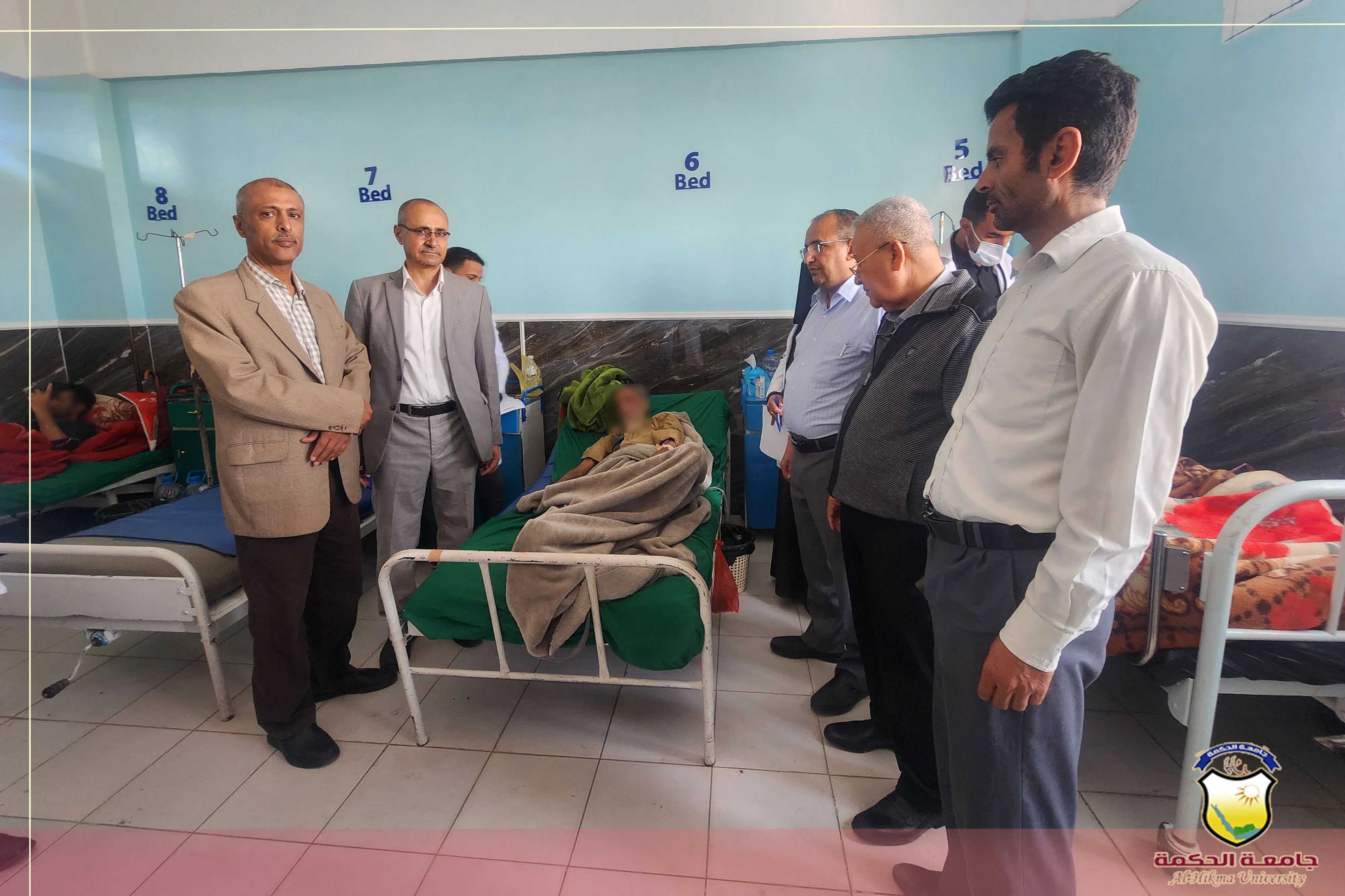 كلية العلوم الطبية تدشن إختبارات البكالوريوس لطلبة قسم #الطب_العام_والجراحة في المستشفى الجمهوري بصنعاء