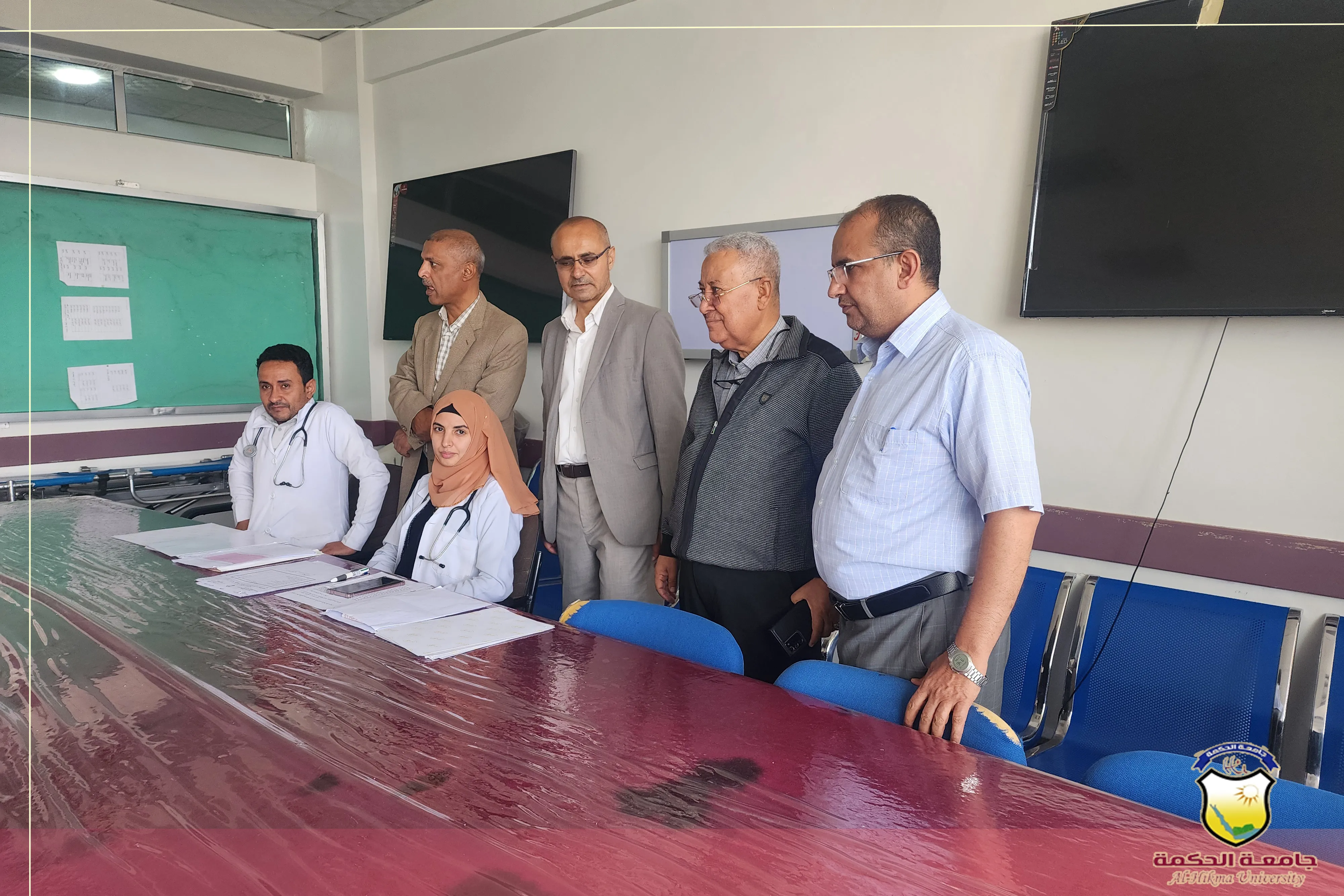 كلية العلوم الطبية تدشن إختبارات البكالوريوس لطلبة قسم #الطب_العام_والجراحة في المستشفى الجمهوري بصنعاء