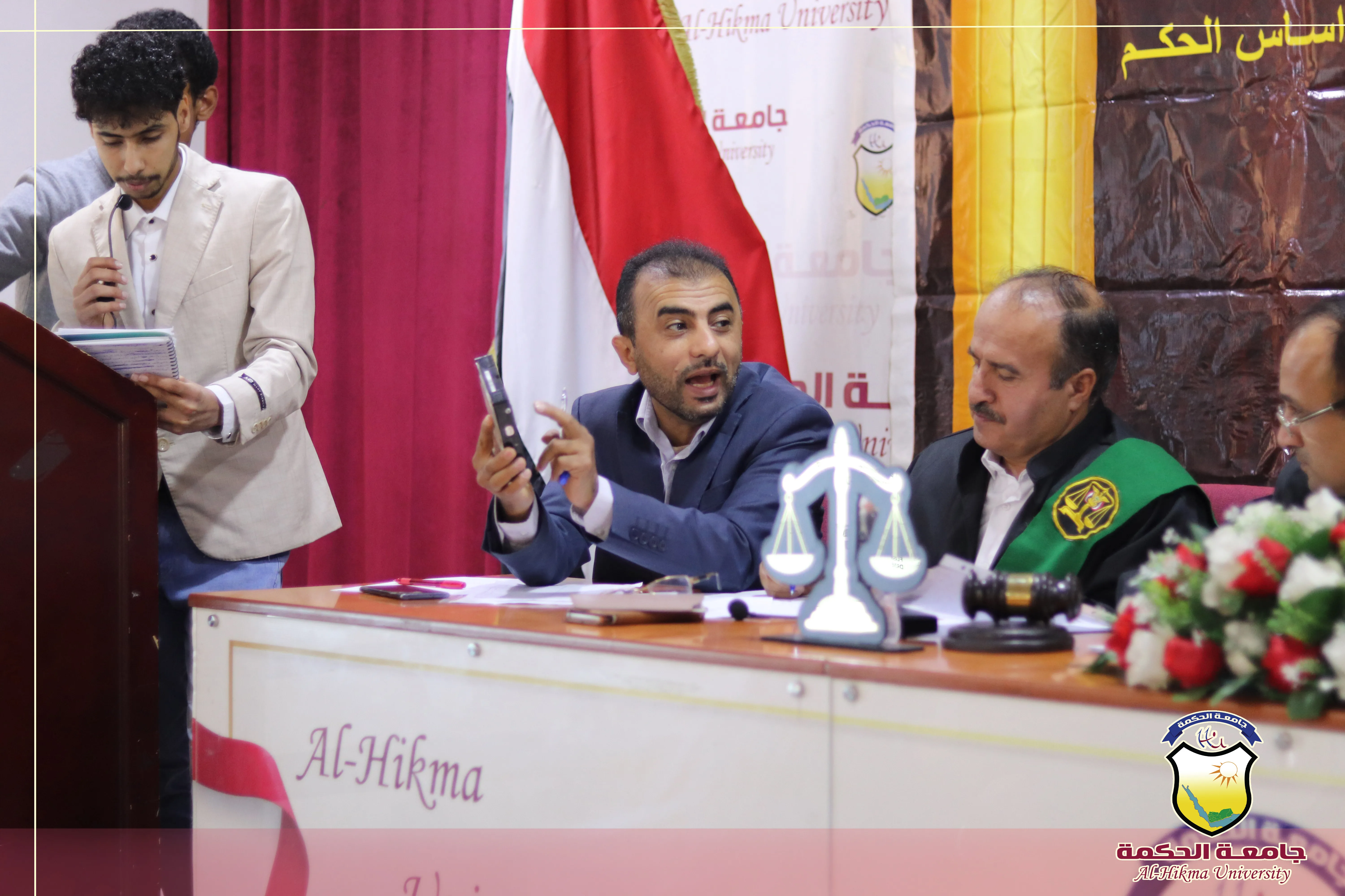 جامعة الحكمة تقيم محكمة افتراضية متخصصة في جمع الأدلة الرقمية بحضور قيادات أكاديمية وقضائية