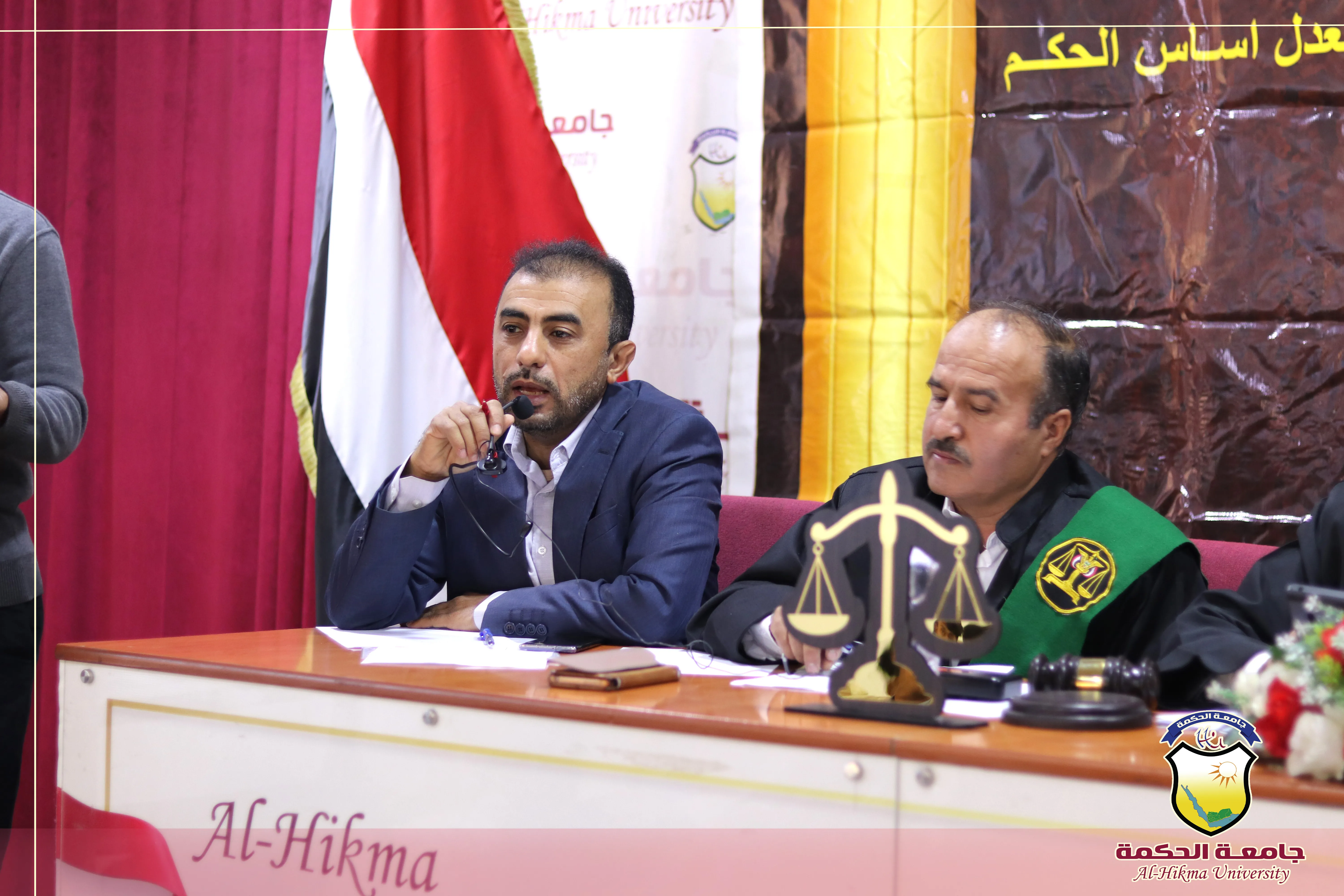 جامعة الحكمة تقيم محكمة افتراضية متخصصة في جمع الأدلة الرقمية بحضور قيادات أكاديمية وقضائية